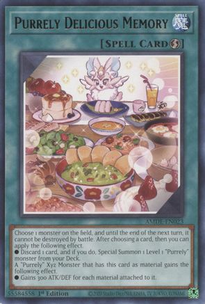 Purrely Delicious Memory (AMDE-EN023) - Amazing Defenders 1st Edition - Premium Yugioh Single from Konami - Just $0.25! Shop now at Game Crave Tournament Store
