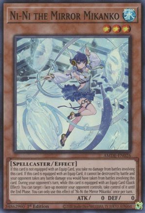 Ni-Ni the Mirror Mikanko (AMDE-EN026) - Amazing Defenders 1st Edition - Premium Yugioh Single from Konami - Just $0.25! Shop now at Game Crave Tournament Store