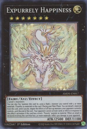 Expurrely Happiness (AMDE-EN017) - Amazing Defenders 1st Edition - Premium Yugioh Single from Konami - Just $0.49! Shop now at Game Crave Tournament Store