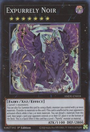 Expurrely Noir (AMDE-EN018) - Amazing Defenders 1st Edition - Premium Yugioh Single from Konami - Just $0.25! Shop now at Game Crave Tournament Store