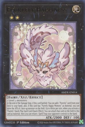 Epurrely Happiness (AMDE-EN014) - Amazing Defenders 1st Edition - Premium Yugioh Single from Konami - Just $0.25! Shop now at Game Crave Tournament Store