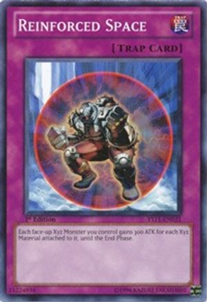 Reinforced Space (YS11-EN031) - Starter Deck: Dawn of the Xyz 1st Edition - Premium Yugioh Single from Konami - Just $0.23! Shop now at Game Crave Tournament Store