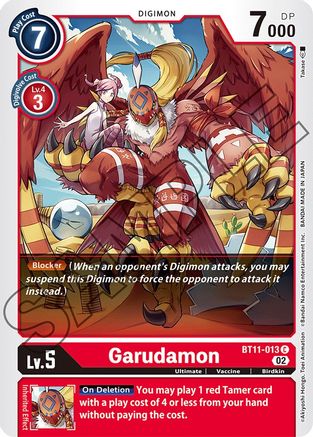 Garudamon (BT11-013) - Dimensional Phase - Premium Digimon Single from Bandai - Just $0.25! Shop now at Game Crave Tournament Store