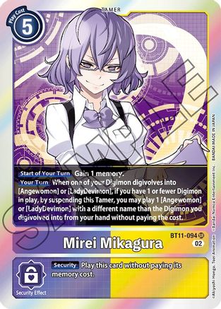 Mirei Mikagura (BT11-094) - Dimensional Phase Foil - Premium Digimon Single from Bandai - Just $1.58! Shop now at Game Crave Tournament Store