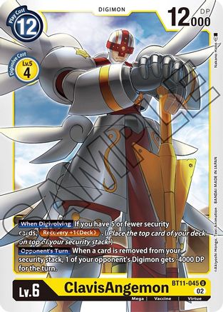 ClavisAngemon (BT11-045) - Dimensional Phase - Premium Digimon Single from Bandai - Just $0.08! Shop now at Game Crave Tournament Store