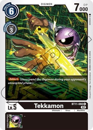 Tekkamon (BT11-066) - Dimensional Phase - Premium Digimon Single from Bandai - Just $0.08! Shop now at Game Crave Tournament Store