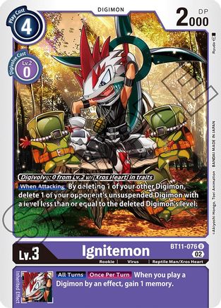 Game Crave Tournament Store - Ignitemon (BT11-076)
