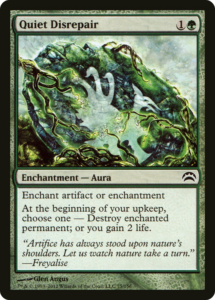 Quiet Disrepair (PC2-075) - Planechase 2012 - Premium MTG Single from Wizards of the Coast - Just $0.25! Shop now at Game Crave Tournament Store