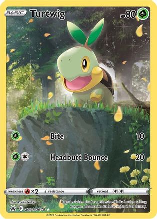 Turtwig GG31/70 - Crown Zenith Galarian Gallery Holofoil - Premium Pokemon Single from Nintendo - Just $1! Shop now at Game Crave Tournament Store