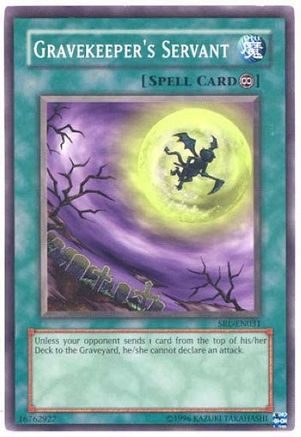 Gravekeeper's Servant (SRL-EN031) - Spell Ruler (Worldwide English) Unlimited - Premium Yugioh Single from Konami - Just $0.30! Shop now at Game Crave Tournament Store