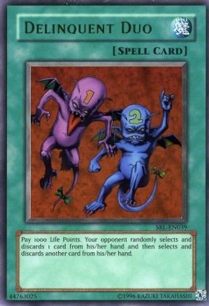 Delinquent Duo (SRL-EN039) - Spell Ruler (Worldwide English) Unlimited - Premium Yugioh Single from Konami - Just $30.39! Shop now at Game Crave Tournament Store