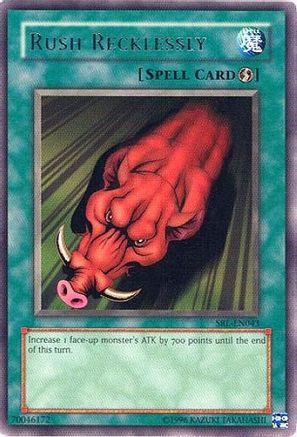 Rush Recklessly (SRL-EN043) - Spell Ruler (Worldwide English) Unlimited - Premium Yugioh Single from Konami - Just $0.30! Shop now at Game Crave Tournament Store