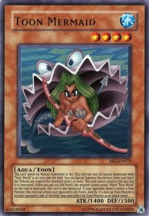 Toon Mermaid (SRL-EN072) - Spell Ruler (Worldwide English) Unlimited - Premium Yugioh Single from Konami - Just $6.61! Shop now at Game Crave Tournament Store