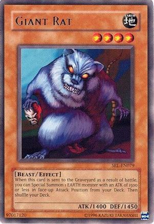 Giant Rat (SRL-EN079) - Spell Ruler (Worldwide English) Unlimited - Premium Yugioh Single from Konami - Just $0.89! Shop now at Game Crave Tournament Store