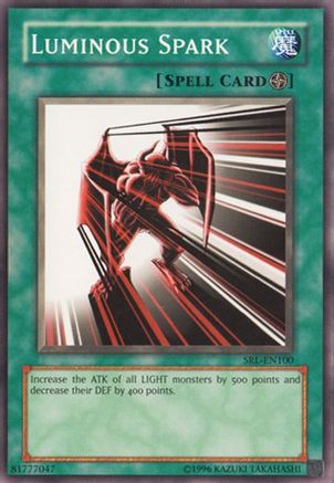 Luminous Spark (SRL-EN100) - Spell Ruler (Worldwide English) Unlimited - Premium Yugioh Single from Konami - Just $0.25! Shop now at Game Crave Tournament Store