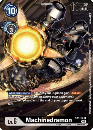 Machinedramon (Digimon Illustration Competition Pack) (ST5-12) - Dimensional Phase - Premium Digimon Single from Bandai - Just $0.25! Shop now at Game Crave Tournament Store