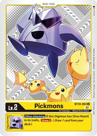 Pickmons (Winner Pack Dimensional Phase) (BT10-003) - Xros Encounter - Premium Digimon Single from Bandai - Just $0.09! Shop now at Game Crave Tournament Store