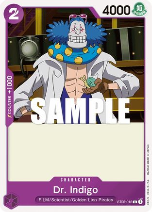 Dr. Indigo (ST05-015) - Starter Deck 5: Film Edition - Premium One Piece Single from Bandai - Just $0.25! Shop now at Game Crave Tournament Store
