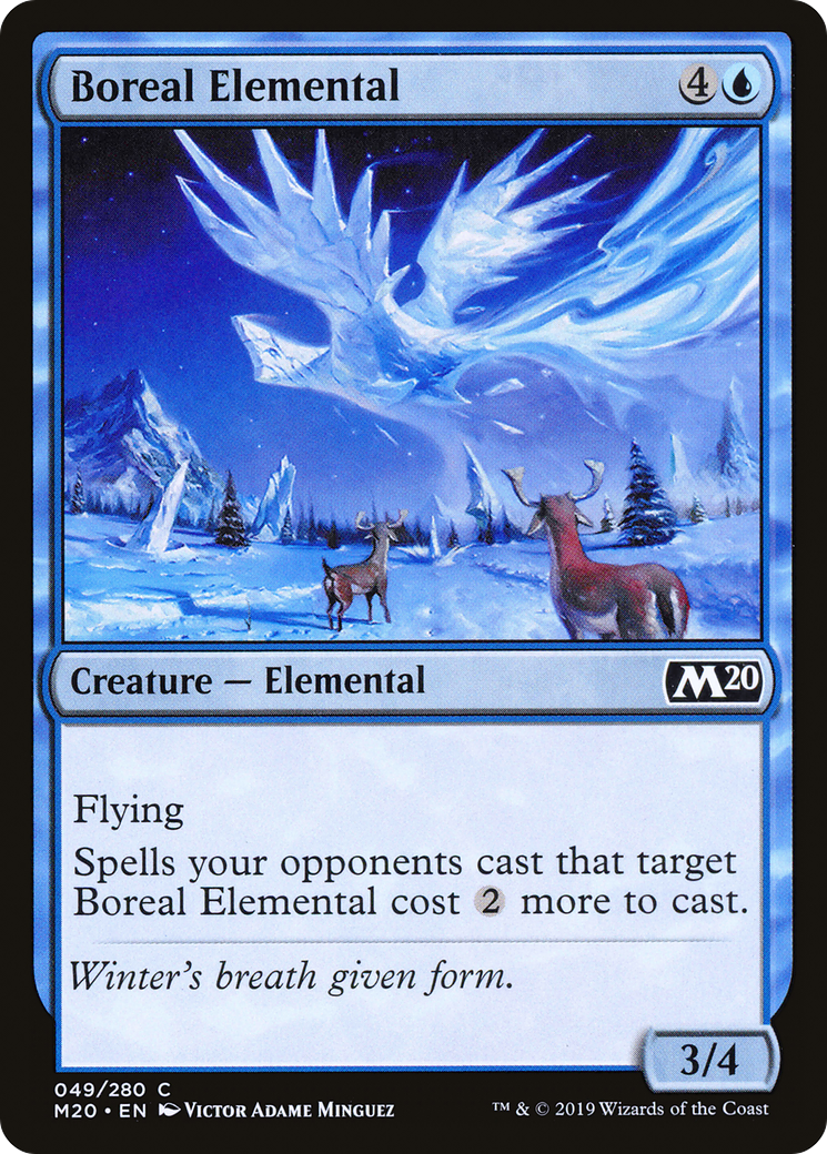Boreal Elemental (M20-049) - Core Set 2020 Foil - Premium MTG Single from Wizards of the Coast - Just $0.08! Shop now at Game Crave Tournament Store