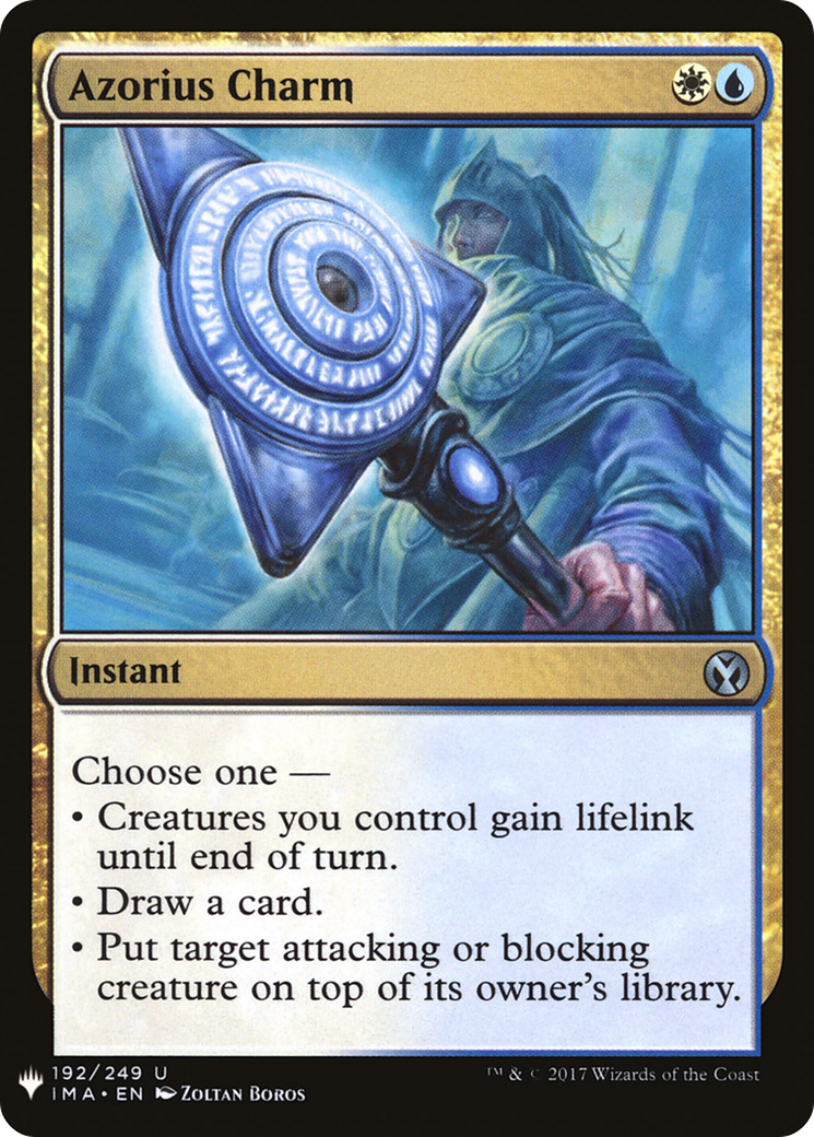 Azorius Charm (MB1-1393) - Mystery Booster - Premium MTG Single from Wizards of the Coast - Just $0.08! Shop now at Game Crave Tournament Store
