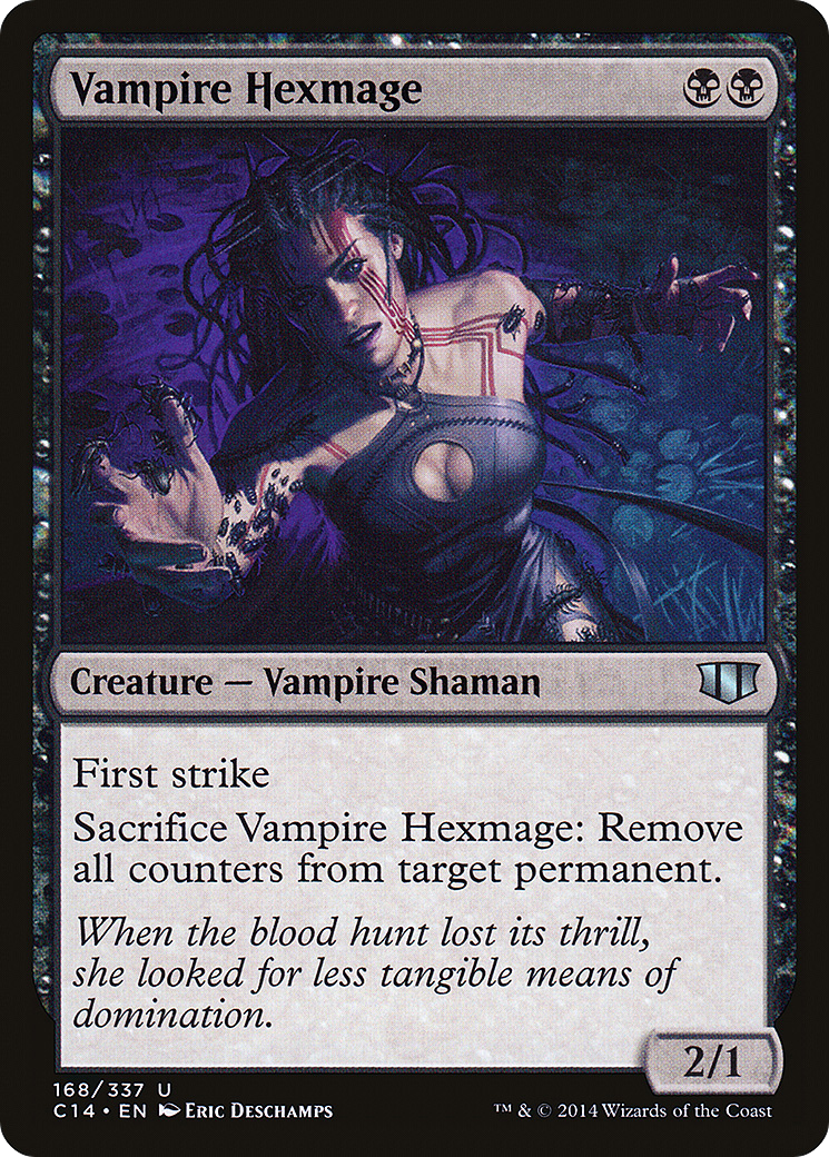 Vampire Hexmage (C14-168) - Commander 2014 - Premium MTG Single from Wizards of the Coast - Just $0.35! Shop now at Game Crave Tournament Store