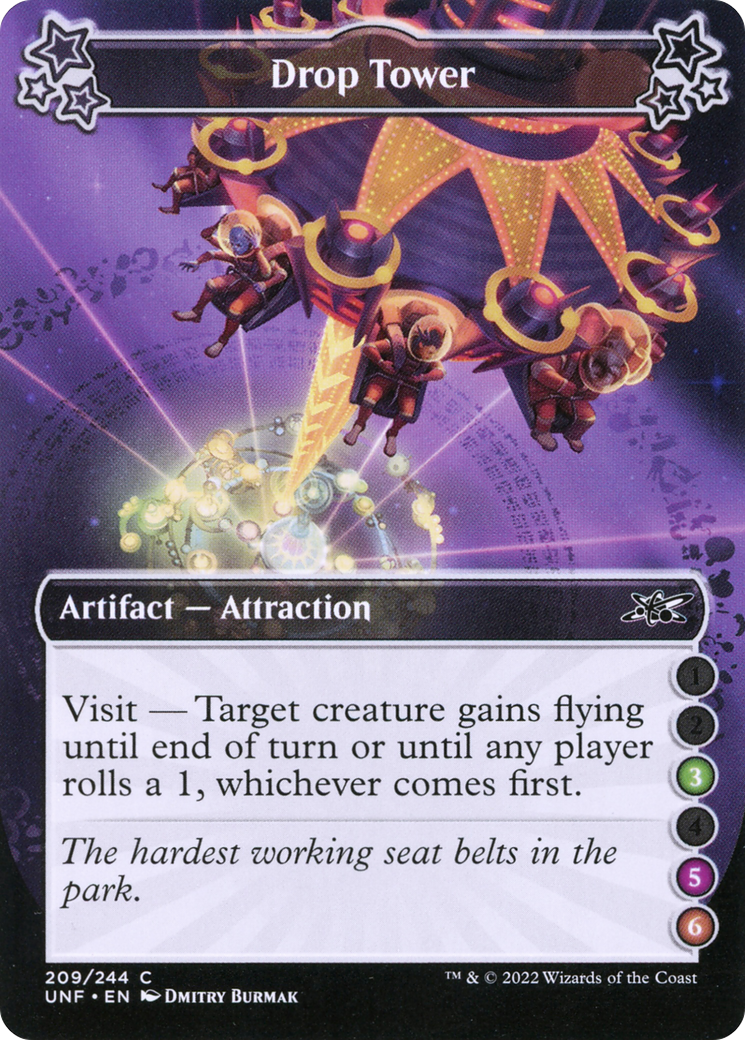 Drop Tower (UNF-209E) - Unfinity - Premium MTG Single from Wizards of the Coast - Just $0.08! Shop now at Game Crave Tournament Store