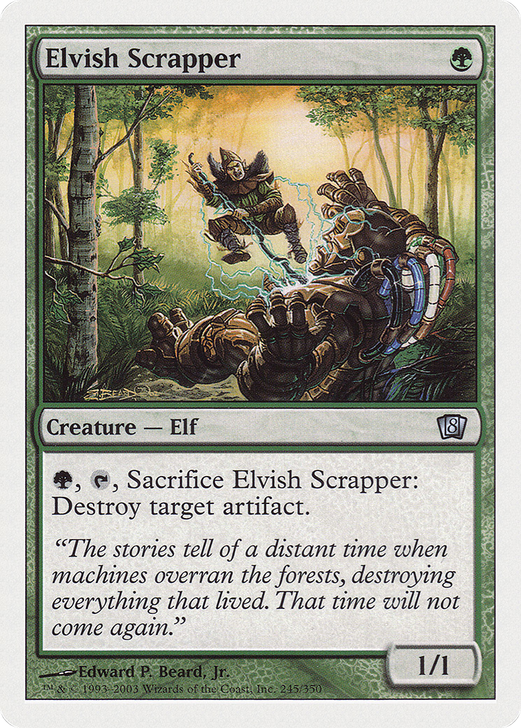 Elvish Scrapper (8ED-245) - Eighth Edition - Premium MTG Single from Wizards of the Coast - Just $0.08! Shop now at Game Crave Tournament Store