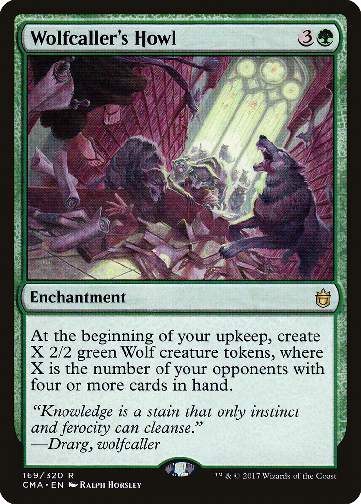 Wolfcaller's Howl (CMA-169) - Commander Anthology - Premium MTG Single from Wizards of the Coast - Just $0.69! Shop now at Game Crave Tournament Store