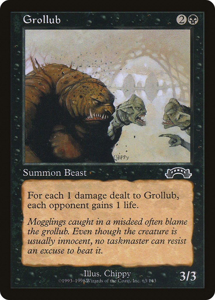 Grollub (EXO-063) - Exodus - Premium MTG Single from Wizards of the Coast - Just $0.08! Shop now at Game Crave Tournament Store