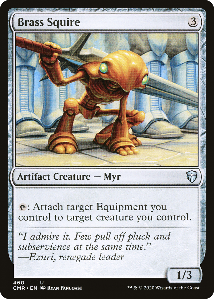 Brass Squire (CMR-460) - Commander Legends - Premium MTG Single from Wizards of the Coast - Just $0.33! Shop now at Game Crave Tournament Store