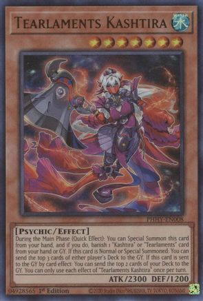 Tearlaments Kashtira (PHHY-EN008) - Photon Hypernova 1st Edition - Premium Yugioh Single from Konami - Just $3.40! Shop now at Game Crave Tournament Store
