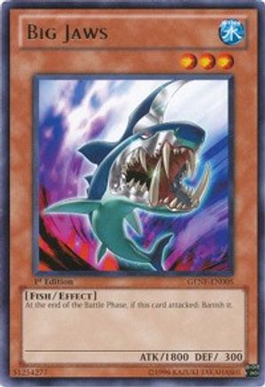 Big Jaws (GENF-EN005) - Generation Force 1st Edition - Premium Yugioh Single from Konami - Just $0.30! Shop now at Game Crave Tournament Store