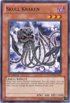 Skull Kraken (GENF-EN006) - Generation Force Unlimited - Premium Yugioh Single from Konami - Just $0.25! Shop now at Game Crave Tournament Store