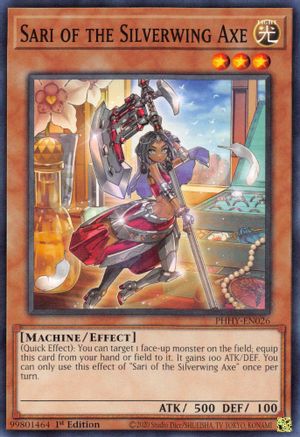 Sari of the Silverwing Axe (PHHY-EN026) - Photon Hypernova 1st Edition - Premium Yugioh Single from Konami - Just $0.08! Shop now at Game Crave Tournament Store