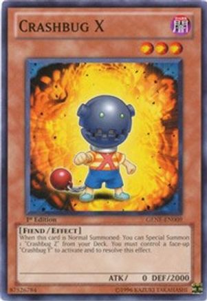 Crashbug X (GENF-EN009) - Generation Force 1st Edition - Premium Yugioh Single from Konami - Just $0.25! Shop now at Game Crave Tournament Store