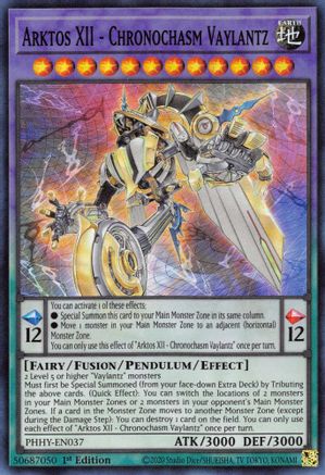Arktos XII - Chronochasm Vaylantz (PHHY-EN037) - Photon Hypernova 1st Edition - Premium Yugioh Single from Konami - Just $0.08! Shop now at Game Crave Tournament Store