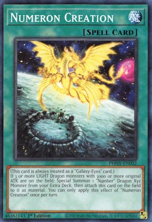 Numeron Creation (PHHY-EN052) - Photon Hypernova 1st Edition - Premium Yugioh Single from Konami - Just $0.25! Shop now at Game Crave Tournament Store
