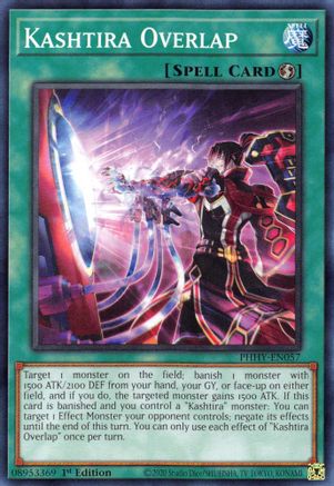 Kashtira Overlap (PHHY-EN057) - Photon Hypernova 1st Edition - Premium Yugioh Single from Konami - Just $0.25! Shop now at Game Crave Tournament Store