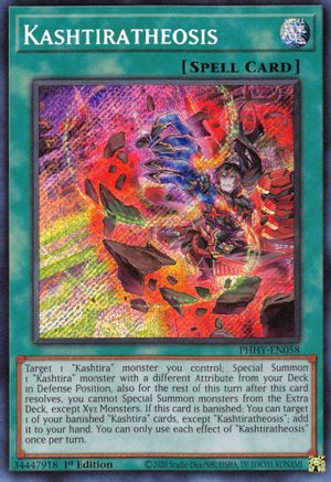 Kashtiratheosis (PHHY-EN058) - Photon Hypernova 1st Edition - Premium Yugioh Single from Konami - Just $2.78! Shop now at Game Crave Tournament Store