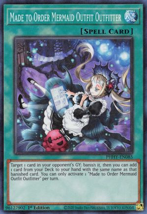 Made to Order Mermaid Outfit Outfitter (PHHY-EN085) - Photon Hypernova 1st Edition - Premium Yugioh Single from Konami - Just $0.26! Shop now at Game Crave Tournament Store