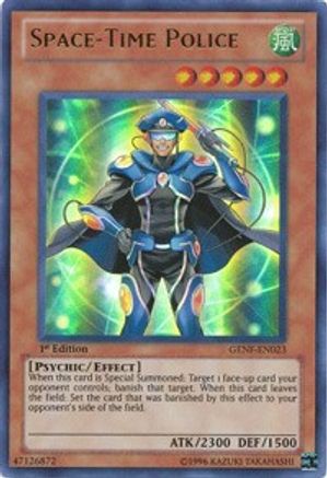 Space-Time Police (GENF-EN023) - Generation Force 1st Edition - Premium Yugioh Single from Konami - Just $0.25! Shop now at Game Crave Tournament Store