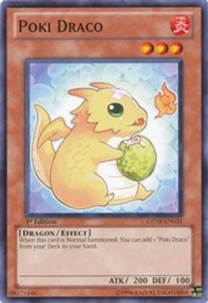 Poki Draco (GENF-EN031) - Generation Force 1st Edition - Premium Yugioh Single from Konami - Just $0.26! Shop now at Game Crave Tournament Store