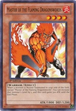 Master of the Flaming Dragonswords (GENF-EN032) - Generation Force Unlimited - Premium Yugioh Single from Konami - Just $0.25! Shop now at Game Crave Tournament Store