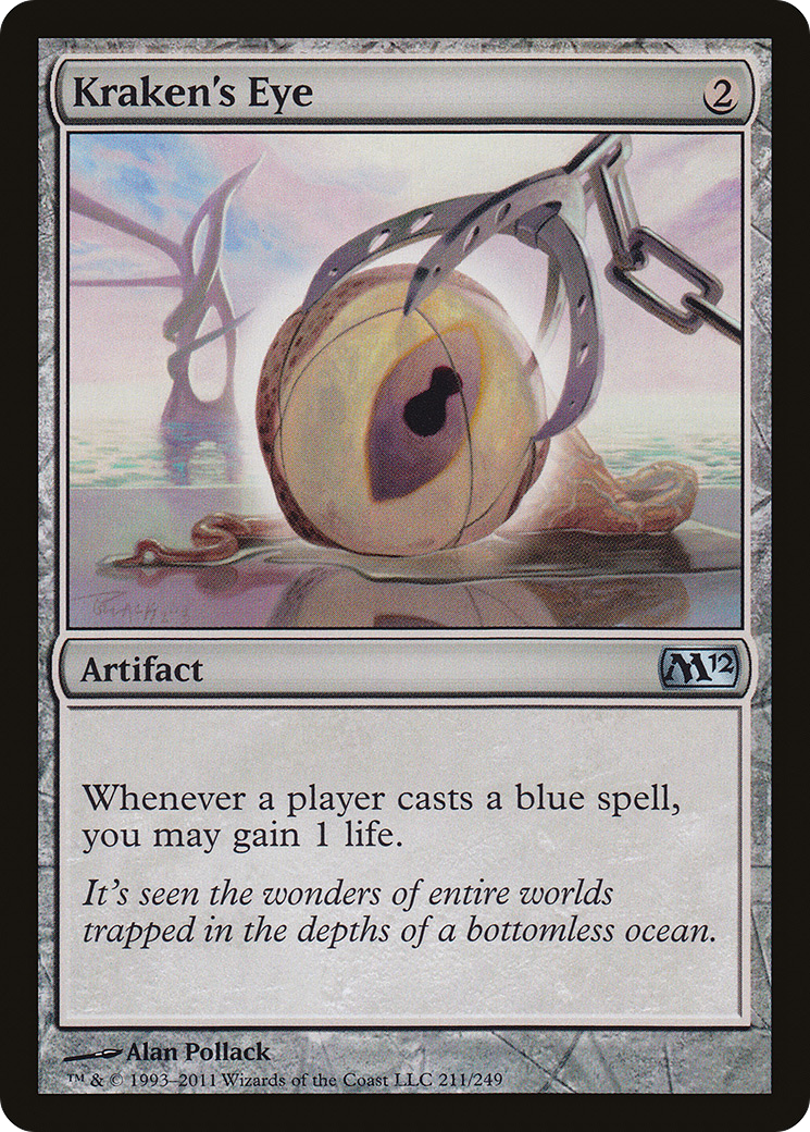 Kraken's Eye (M12-211) - Magic 2012 - Premium MTG Single from Wizards of the Coast - Just $0.08! Shop now at Game Crave Tournament Store
