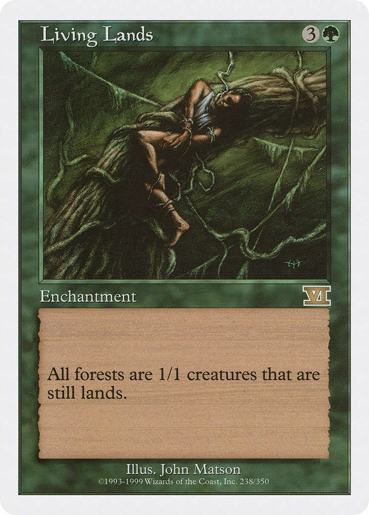 Living Lands (6ED-238) - Classic Sixth Edition - Premium MTG Single from Wizards of the Coast - Just $0.09! Shop now at Game Crave Tournament Store