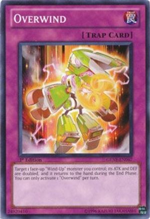 Overwind (GENF-EN067) - Generation Force 1st Edition - Premium Yugioh Single from Konami - Just $0.25! Shop now at Game Crave Tournament Store