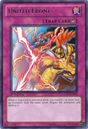 United Front (GENF-EN075) - Generation Force 1st Edition - Premium Yugioh Single from Konami - Just $0.08! Shop now at Game Crave Tournament Store