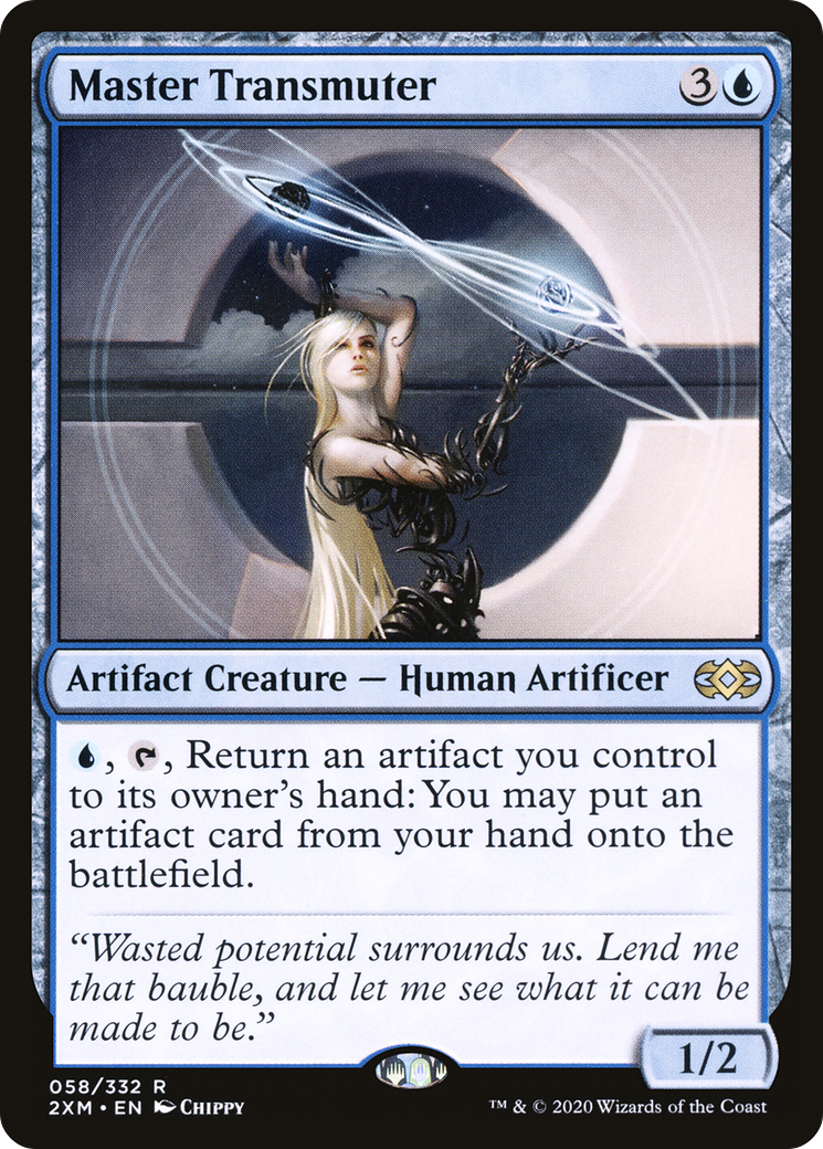 Master Transmuter (2XM-058) - Double Masters - Premium MTG Single from Wizards of the Coast - Just $0.38! Shop now at Game Crave Tournament Store