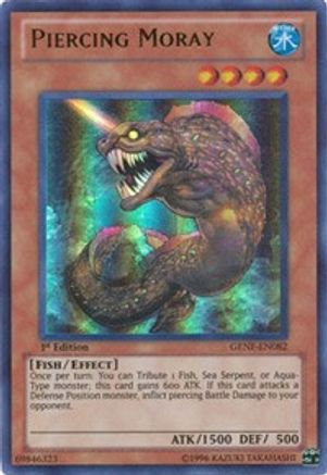 Piercing Moray (GENF-EN082) - Generation Force Unlimited - Premium Yugioh Single from Konami - Just $0.25! Shop now at Game Crave Tournament Store