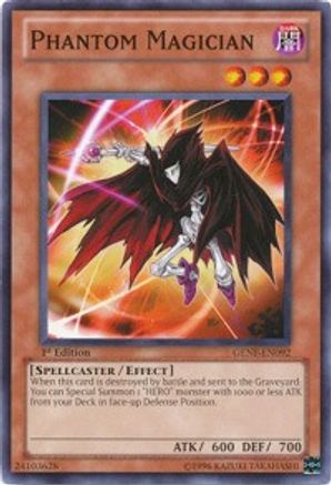 Phantom Magician (GENF-EN092) - Generation Force Unlimited - Premium Yugioh Single from Konami - Just $0.25! Shop now at Game Crave Tournament Store